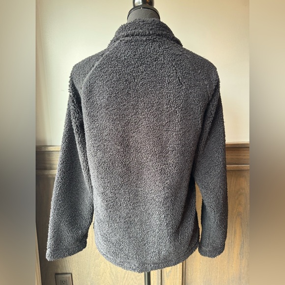 The North Face Ridge Fleece Teddy Full Zip Women's size XSmall Black - Picture 3 of 8